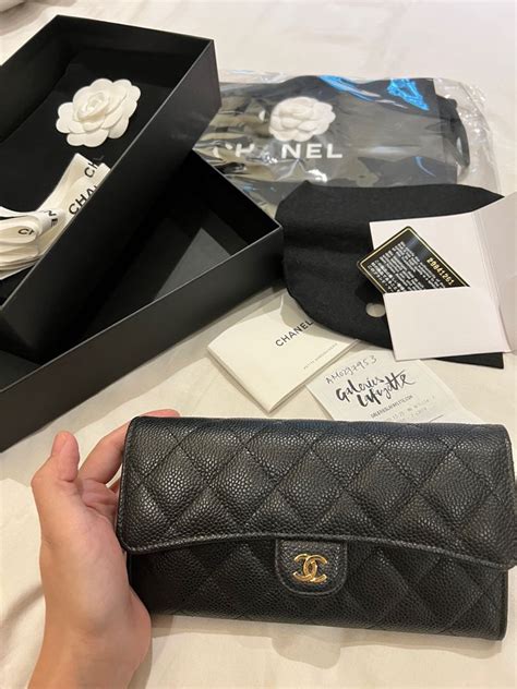 how much is a chanel wallet|Chanel classic flap wallet.